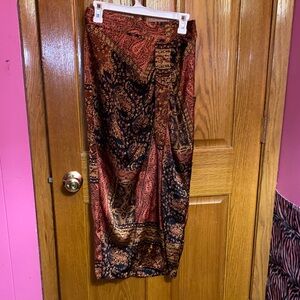 Zara Skirt in Brown and Black